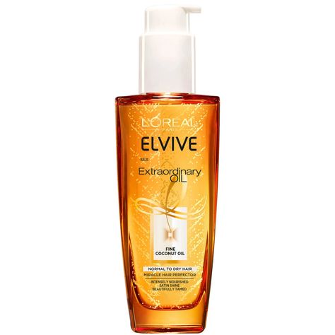 If your strands are suffering from dryness, L'Oréal Paris Elvive Extraordinary Oil Coconut Oil for Dry Hair can rescue your mane and help to bring it back to full health. Blended with rich Coconut Oil, your locks will be soft, smooth and thoroughly nourished with a glamorous shine. Loreal Elvive, Oil For Dry Hair, Coconut Conditioner, Coconut Shampoo, Hair Care Oil, Bring It Back, Bath And Body Care, Oil Coconut, Luxury Skincare