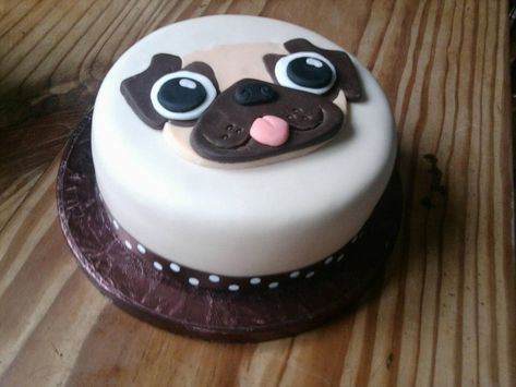 Pug Dog Cake, Pug Birthday Cake, Pug Cake, Bulldog Cake, Animal Cakes, Dog Cakes, Cake Inspo, Dog Cake, Novelty Cakes