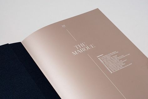 Luxury Graphic Design, Elegant Brochures, Brochure Graphic, Tom Love, Web Design Mobile, Booklet Design, Brochure Layout, Design Brochure, Publication Design