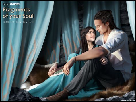 E. S. Erbsland Fragments Of Your Soul, Love Novels, Fantasy Art Couples, Romance Fiction, Fantasy Love, Fantasy Couples, Throne Of Glass, High Fantasy, Romantic Art