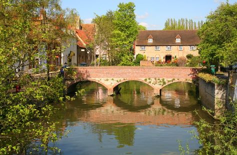 "Mill Bridge, Abingdon, Oxfordshire." by Ima Von Wenden at PicturesofEngland.com Abingdon Oxfordshire, South East England, Family Roots, Fig Tree, Navigating Life, Beautiful Country, British Isles, History Facts, 100 Days