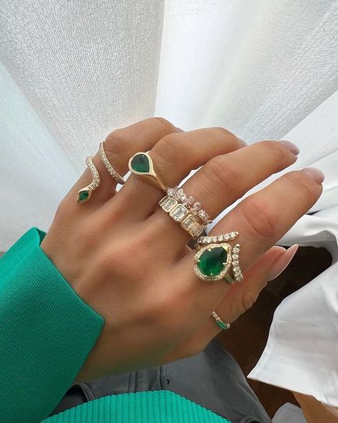 Shop this Instagram.self from @loganhollowell Diamond Ring With Emerald, Kundalini Shakti, Snake Spirit Animal, Logan Hollowell, Gold Wrap Ring, Ring With Emerald, Rosecut Diamond Ring, Pear Ring, Gold Wrap