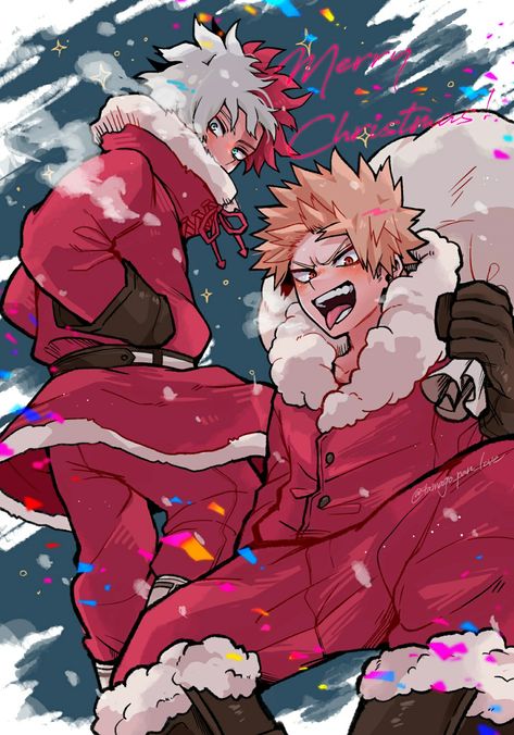 Christmas Anime, Class 1 A, Bakugo Katsuki, Katsuki Bakugo, Katsuki Bakugou, Hero Wallpaper, Boku No Hero Academia Funny, Christmas Icons, Bakugou Katsuki