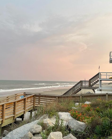 Charleston South Carolina Homes Beach Houses, Beach House In South Carolina, Beach House Lifestyle, Charleston Sc Beach, Cape Cod Aesthetic, Folly Beach South Carolina, Costal Granddaughter, Carolina Do Norte, Folly Beach Sc