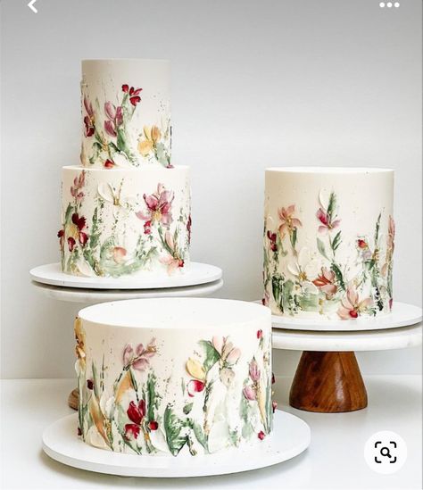 Wedding Cakes Two Tier, Wedding Cake Floral, 30th Cake, Two Tiered Cake, Wildflower Cake, Wedding Cake With Flowers, Flower Wedding Cake, Wedding Cake Flowers, Wedding Cake Art