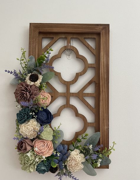 Wood Flowers Decor, Wood Flower Wall Decor, Wood Flower Crafts, Wood Flower Decor, Dried Flowers Crafts, Farm Core, Eco Flowers, Princess Boutique, Metal Flower Wall Decor