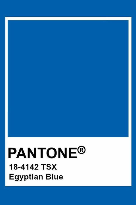 Blue Egyptian Aesthetic, Egyptian Blue Aesthetic, Blue Colour Pantone, Electric Blue Pantone, Pantone Blu, Blue Pantone Palette, Pantone Colors Blue, Egyptian Color Palette, Royal Blue Pantone