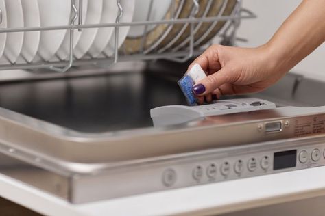 Are Dishwasher Pods Wrecking Your Plumbing? Here's What the Pros Say How To Use Dishwasher, Dishwasher Pods, Laundry Pods, New Years Traditions, Gardening Trends, Decorating Advice, Before Running, Plastic Coating, Small Space Diy