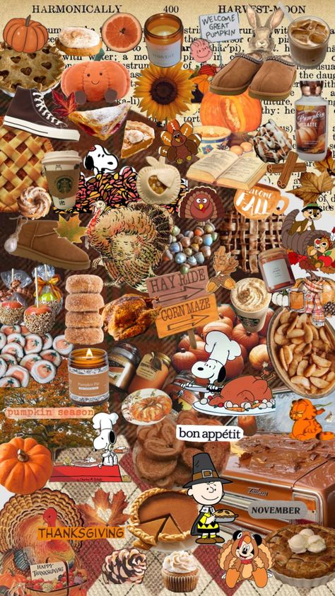 November Aesthetic Wallpaper Iphone, Thanksgiving Wallpaper Iphone November, Thanksgiving Collage, Elf Is Back Ideas, Thanksgiving Iphone Wallpaper, Aesthetic Thanksgiving, Simple Thanksgiving Table Decor, Thanksgiving Wallpapers, Happy Thanksgiving Wallpaper