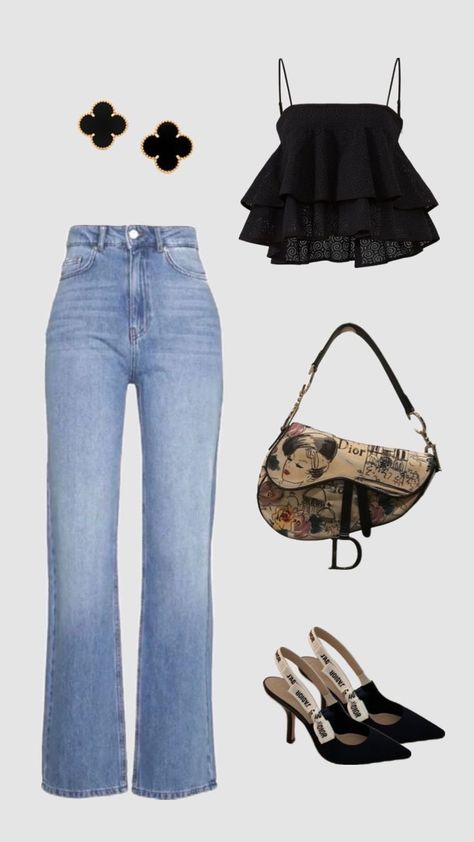 Grad Party Outfit Ideas Guest, Girlypop Outfits, Graduation Guest Outfit Casual, Mode Zara, Hippie Look, Everyday Fashion Outfits, Casual Day Outfits, Easy Trendy Outfits, Baggy Pants