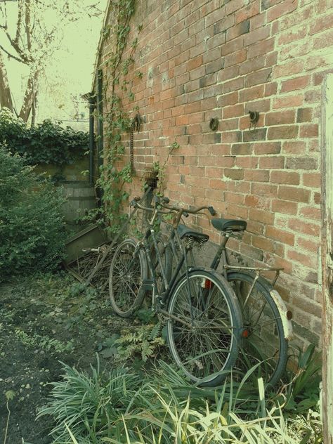 old bikes in England Old Bike Aesthetic, Vintage Bike Aesthetic, Biking Aesthetic, Bicycle Aesthetic, Highschool Au, Masc Lesbian, Family Aesthetic, Summer Fling, Bike Aesthetic