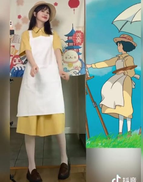 Alice In Borderland Inspired Outfits, Ghibli Outfits Aesthetic, Ghibli Costume Ideas, Halloween Costumes Studio Ghibli, Everyday Cosplay Outfits, Studio Ghibli Outfits Aesthetic, Ponyo Outfit, Ghibli Aesthetic Outfit, Halloween Costumes Kpop