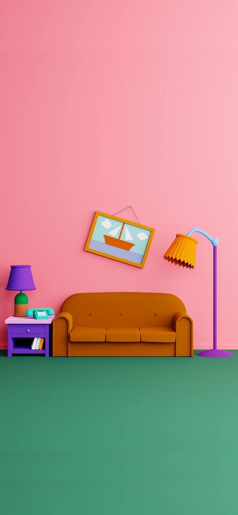 Sofa Back Wall Design, Sofa Back Wall, Back Wall Design, Wallpapers Home Decor, Cartoon Nature, Iphone 7 Plus Wallpaper, Comfort Sofa, Simpson Wallpaper Iphone, Trippy Iphone Wallpaper