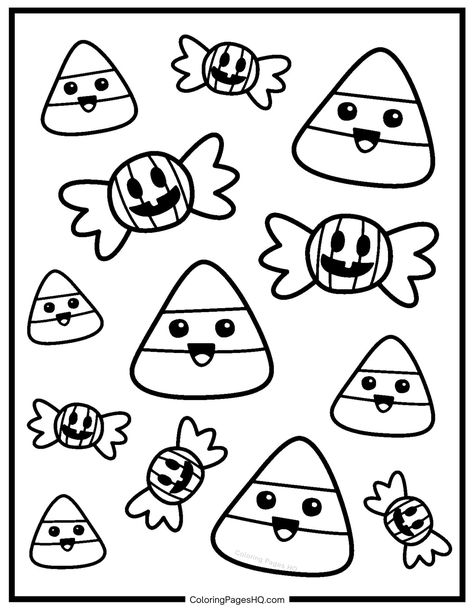 Halloween candy Halloween coloring pages Halloween Candy Crafts, Halloween Classroom Activities, Candy Coloring Pages, Cute Halloween Coloring Pages, Free Halloween Coloring Pages, Halloween Coloring Sheets, Free Kids Coloring Pages, Cute Zombie, Preschool Coloring Pages