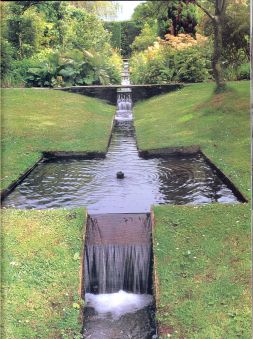 TARA DILLARD: A Garden of the Mind: Sir Geoffrey Jellicoe Taman Air, Garden Water Feature, Pond Water Features, Have Inspiration, Water Features In The Garden, Garden Fountains, Garden Pool, Japanese Garden, Dream Garden