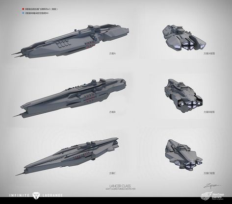 ArtStation - Lancer class destroyer_Project:Infinite lagrange Infinite Lagrange, Building Reference, Aerospace Design, Space Fleet, Space Ships Concept, Alien Ship, Space Engineers, Space Ship Concept Art, Love Work