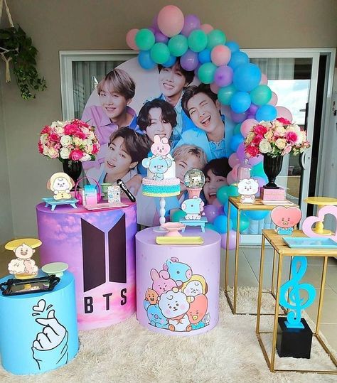 Bts Birthday, Bts Cake, Army's Birthday, Bts Birthdays, Birthday Event, Birthday Party Theme Decorations, Bts Merch, Event Services, Bts Drawings