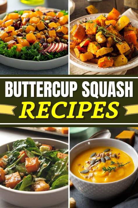 These sensational buttercup squash recipes are slightly sweet with a lovely smooth texture. From soup to roasts, this sunny squash is a treat any day. Buttercup Pumpkin Recipes, Buttercup Squash Recipe Roasted, Buttercup Winter Squash Recipes, Thanksgiving Squash Recipes, Buttercup Squash Recipes, Buttercup Recipes, Squash Dinner Recipes, Buttercup Squash Recipe, Buttercup Squash Soup Recipe