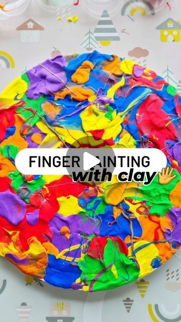 Christie | Our Playful Adventures on Instagram: "🖐FINGER PAINTING WITH CLAY🖐

This easy activity is like a gym for little hands and fingers!

All that smooshing, smearing, poking, prodding, mixing, and stretching the clay is not only super fun but a great way to strengthen fine motor muscles and build dexterity and coordination. 

Activities that promote fine motor development are important in the early years because they lay the foundation for becoming a confident and coordinated writer down the track.✍️

We used the Kaleidoscope air dry clay and round canvas from @bigwaustralia . My toddler loved pinching bits of clay and smooshing them into the canvas as well as mixing/layering all the colours together🌈

If clay isn't your jam, you could totally experiment with plasticine or playdoug Clay Activity, Clay Moulding, Motor Skills Activities, Fine Motor Skills Activities, Round Canvas, Easy Activities, Finger Painting, Fine Motor, Air Dry Clay