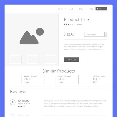 product page wireframe template Website Wireframe Templates, Wireframe Web, Website Layout Template, Website Wireframe, Wireframe Template, Website Slider, Wireframe Website, Wireframe Design, Ecommerce Web Design