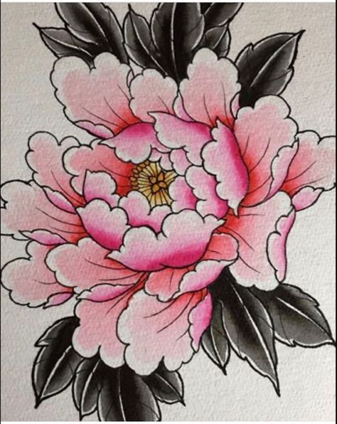 160+ Gorgeous Peony Tattoos Designs With Meanings (2021) - TattoosBoyGirl Japanese Peony Drawing, Japanese Flowers Drawing, Flower Japanese Tattoo, Japanese Peony Tattoo Design, Japanese Flower Drawing, Japanese Peonies, Peony Japanese, Peony Tattoo Design, Peony Flower Tattoo