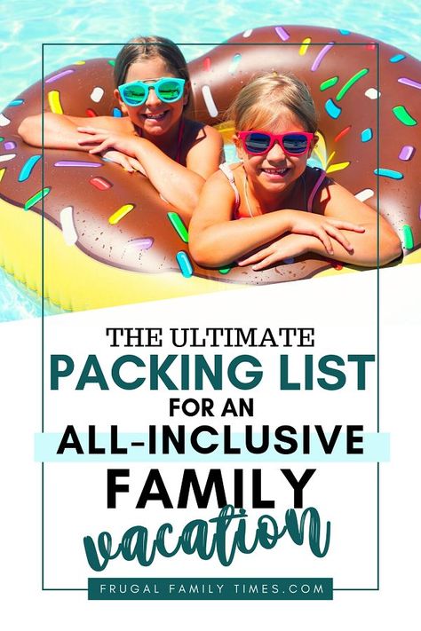 This is a complete list of what to pack for a fun family vacation at an all-inclusive resort. Our complete all inclusive resort packing list takes the stress out of packing - especially with kids, with our list and all-inclusive resort hacks you can be confident you will have what you need to enjoy your beach vacation. We have included special tips for what to take to Cuba because it is a bit more complicated. Resort Packing List, Packing List Kids, Family Packing List, All Inclusive Mexico, Road Trip Printables, Resorts For Kids, Beach Vacation Packing, Beach Vacation Packing List, All Inclusive Trips