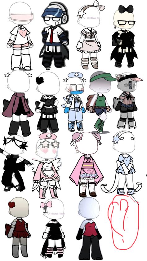 This is the skins in gacha life,u can take and do the skins in ur gacha life❤️ Make Oc Challenge, Diy Dragon Costume, Gacha Base Poses Cute, Star Overlays, Characters Inspiration Drawing, Club Outfit Ideas, Art Tools Drawing, Sketches Tutorial