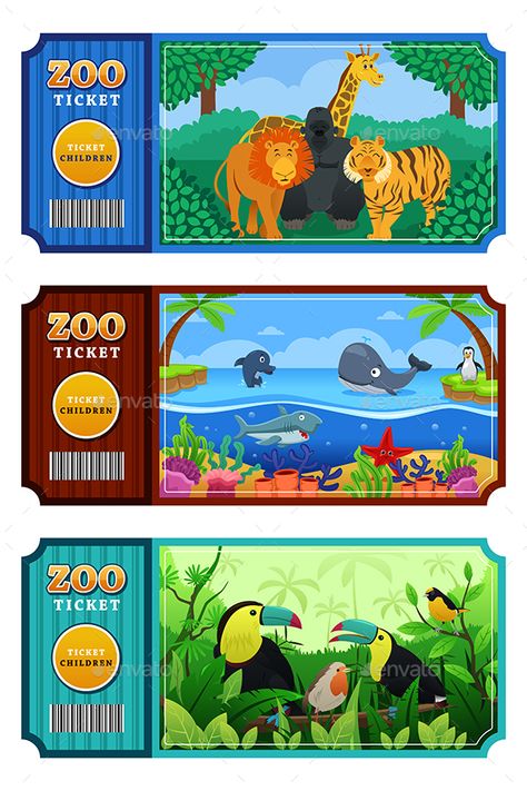 Zoo Ticket Design Zoo Ticket Printable Free, Zoo Poster Design, Zoo Sign, Zoo Clipart, Zoo Tickets, Zoo Logo, Zoo Map, Anjing Pug, Preschool Pictures