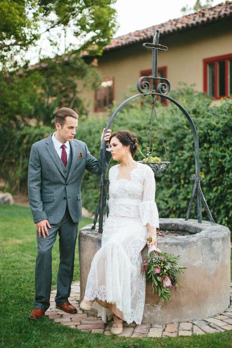 Whimsical + Vintage Rancho Buena Vista Adobe Wedding Adobe Wedding, Average Wedding Costs, Protea Bouquet, Nashville Wedding Venues, Cheap Wedding Venues, Dream Wedding Venues, Wedding Spot, Inexpensive Wedding, Wine Country California