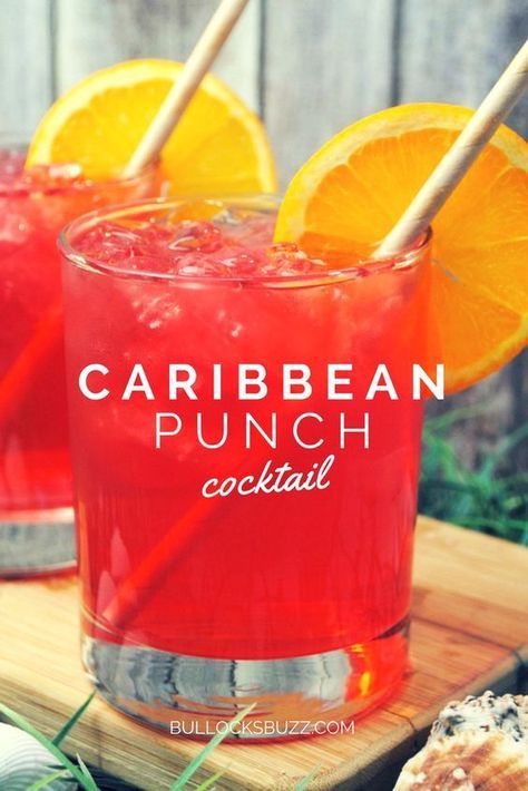 Caribbean Punch, Impatiently Waiting, Punch Cocktails, Flavored Rum, Red Drinks, Alcholic Drinks, Liquor Drinks, Punch Recipe, Rum Punch