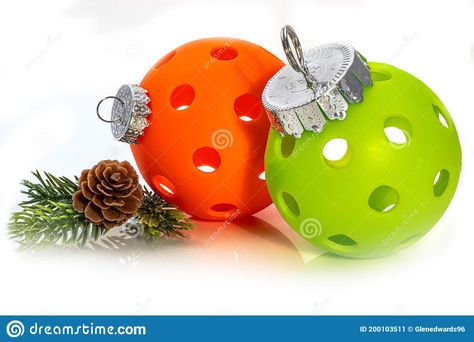 Pickleball Christmas Decoration. Stock Image - Image of competitive, racquet: 200103511 Pickleball Wreaths, Pickleball Craft Ideas, Pickleball Party Ideas, Christmas Pickleball Tree, Pickleball Ornaments Diy, Pickleball Decorations, Pickleball Crafts, Pickleball Christmas Ornaments Diy, Pickleball Christmas Ornaments