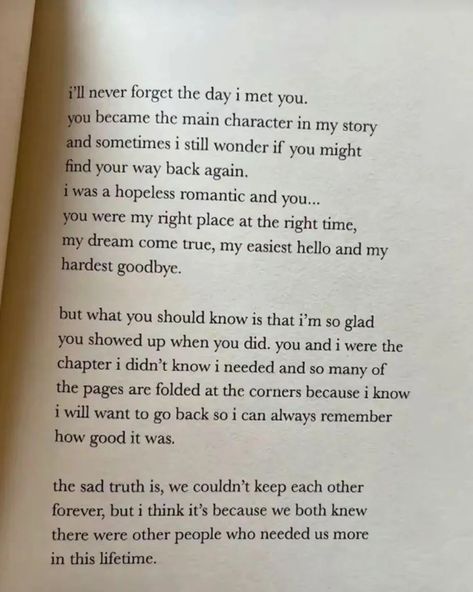 To the moments we shared and the memories we created. If our paths never cross again, know that you'll always have a special place in my heart. . . . . . #memories #nostalgia #closure #heartfelt #goodbye #reflection #movingon #growth #bittersweet Bittersweet Quotes Saying Goodbye, Bittersweet Quotes, Our Path, Special Place In My Heart, My Dream Came True, I Meet You, Felt Hearts, The Memories, Hopeless Romantic