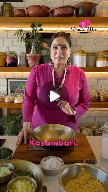 Smita Deo on Instagram: "Indulge in the vibrant flavors of South India with this tantalizing Kosambari recipe! Perfect for summer gatherings or a nutritious snack, it’s a feast for both the senses and the soul. 

Dive into this bowl of goodness today! 

[ Kosambari, Nutritious, Salad, Summer Salad, South Indian Salad, Summers ]" Kosambari Recipe, South Indian Recipes Vegetarian, Indian Salad Recipes, South Indian Snacks Recipes, Indian Starters, Veg Salad Recipes, Indian Salad, Healthy Indian Snacks, South Indian Snacks