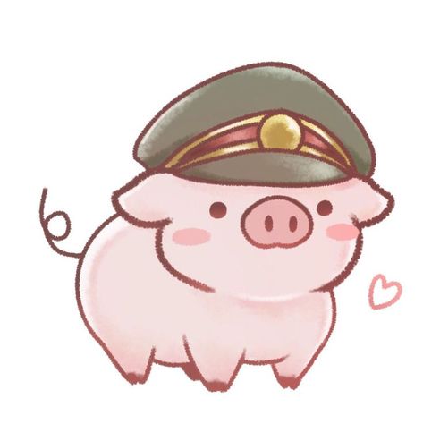 Cute Drawlings, Pig Drawing, Pig Art, Pig Cartoon, Cute Piggies, Cute Animal Drawings Kawaii, Cute Kawaii Drawings, Arte Sketchbook, Chibi Drawings