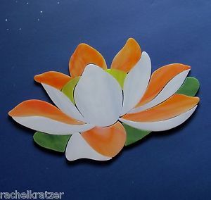 Mosaic Kits, Mosaic Flowers, Stained Glass Flowers, Stained Glass Crafts, Lily Pond, Mosaic Garden, Mosaic Wall Art, Stained Glass Projects, Fused Glass Art