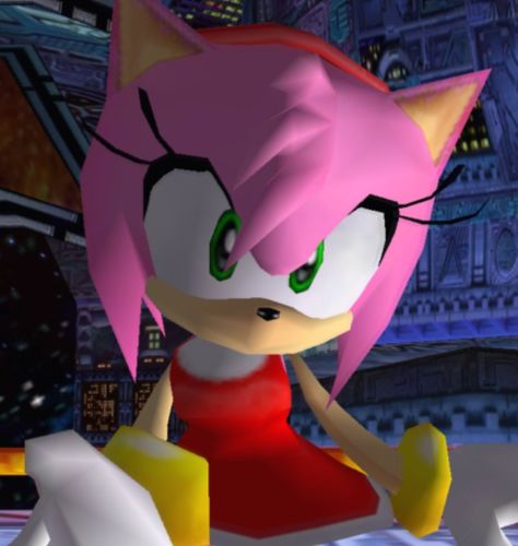 Amy Pfps Sonic, Amy Rose Pfp, Pfp Sonic, Sonic Adventure 2, Amy The Hedgehog, Rouge The Bat, Sonic And Amy, Blue Hedgehog, Sonic Franchise