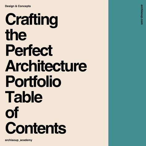 A well-organized Table of Contents can make or break your architecture portfolio! 📑 It not only guides readers through your projects but also adds a layer of professionalism that shows attention to detail. From project titles to page numbers, keep it clean, consistent, and visually aligned with the rest of your portfolio for an impressive, interview-ready presentation. #ArchitecturePortfolio #PortfolioTips #DesignPresentation Architecture Portfolio Table Of Contents, Portfolio Table Of Contents, Table Of Contents Template, Online Architecture, Contents Page, Site Analysis, Content Page, Personal Statement, Looking For A Job