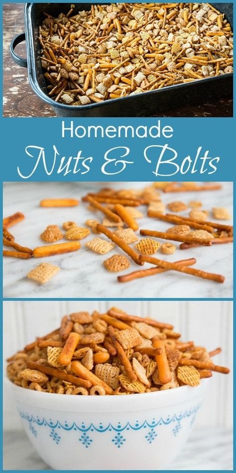 Recipe For Nuts And Bolts, Bits And Bites Recipe, Nuts And Bolts Recipe, Paleo Snack, Chex Mix Recipes, Snack Mix Recipes, Snack Treat, Chex Mix, Salty Snacks