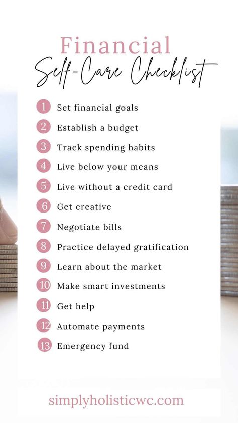 Financial self care checklist Financial Self Care Ideas, Financial Planning Aesthetic, Life Evaluation, Financial Self Care, Financial Feminist, Finance Aesthetic, Financial Website, Financial Checklist, Financial Planning Printables