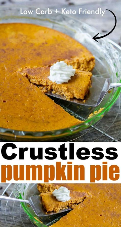 Low Carb Crustless Pumpkin Pie Keto Pastry, Stylish Cravings, Dolce Poche Calorie, Paleo Christmas, Low Carb Pumpkin Pie, Crustless Pumpkin Pie, Keto Dishes, Pie Easy, Alkaline Recipes