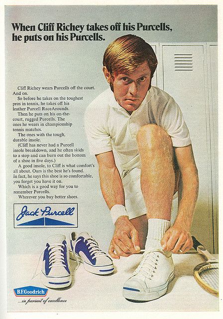 Jack Purcell - 1972 by rchappo2002, via Flickr John Edwards, Converse Jack Purcell, Shoes Ads, Vintage Converse, Badminton Shoes, Jack Purcell, Tennis Match, Vintage Sneakers, Vintage Junk