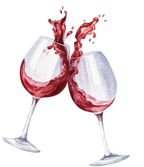 Watercolor red wine on Behance Wine Glass Drawing, Wine Painting, Wine Glass Art, Watercolor Red, Wine Art, Glass Artwork, Beginner Painting, Color Pencil Drawing, Easy Paintings