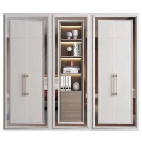 Furniture Composition 228 Cabinet Neo Classic, Wardrobe Exterior, Classical Wardrobe, Pik 2, Closet Cupboard, Clothes Cabinet, Walking Closet, Wardrobe Door Designs, Dressing Table With Chair