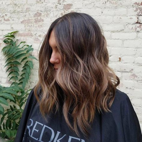 Brown On Black Hair, Caramel Ombre Hair, Best Ombre Hair, Toned Hair, Hair Shadow, Brown Ombre Hair, Thick Wavy Hair, Shadow Root, Hair Appointment