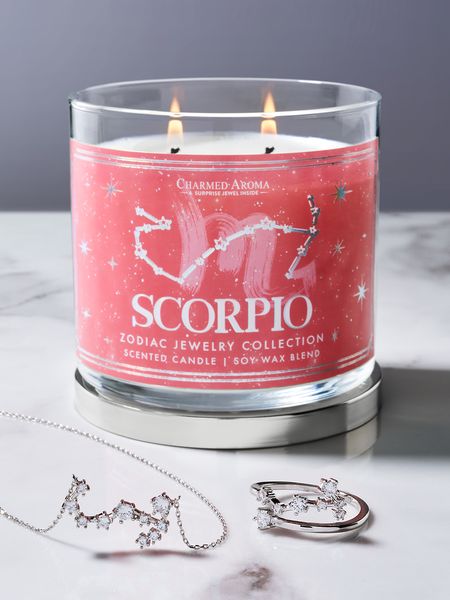 Taurus Ring, Scorpio Ring, Scorpio Jewelry, Taurus Jewelry, Jewel Candles, Charmed Aroma, Candle Obsession, Homemade Scented Candles, Zodiac Candle