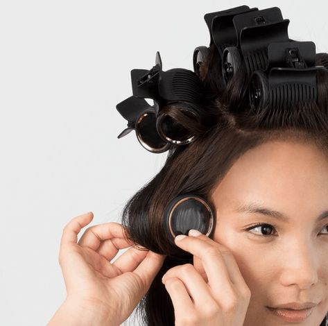 Hot rollers are less damaging than curling irons, but create more volume. Ahead, a hairstylist breaks down how to use hot-rollers for long waves. Rollers On Long Hair, Hot Rollers For Long Hair, Rollers For Long Hair, Best Hot Rollers, Using Hot Rollers, Straightening Natural Hair, Celebrity Hairstylist, Small Curls, Hair Without Heat