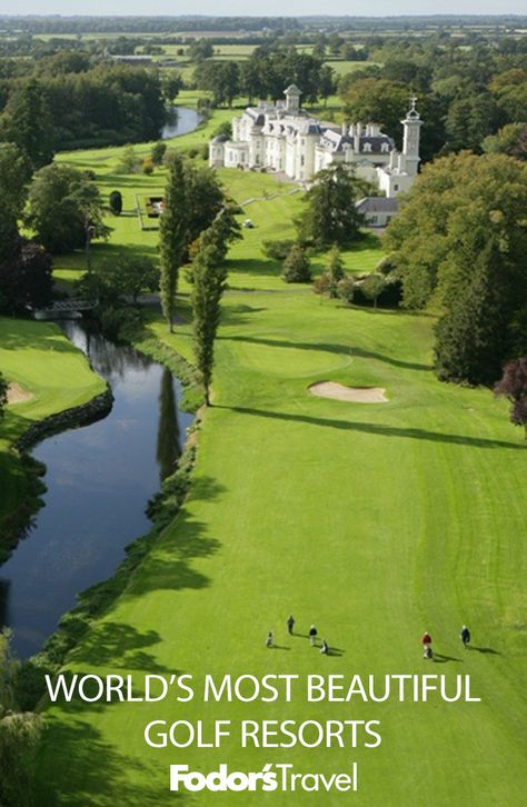 The great game of golf may have been born in Scotland, but there are breathtakingly beautiful, wonderfully challenging courses all over the world. #Golf #Travel #resort Golf Trips, Golf Events, Famous Golf Courses, Golf Travel, Clean Snacks, Golf School, Golf Vacations, Golf Event, Best Golf Courses