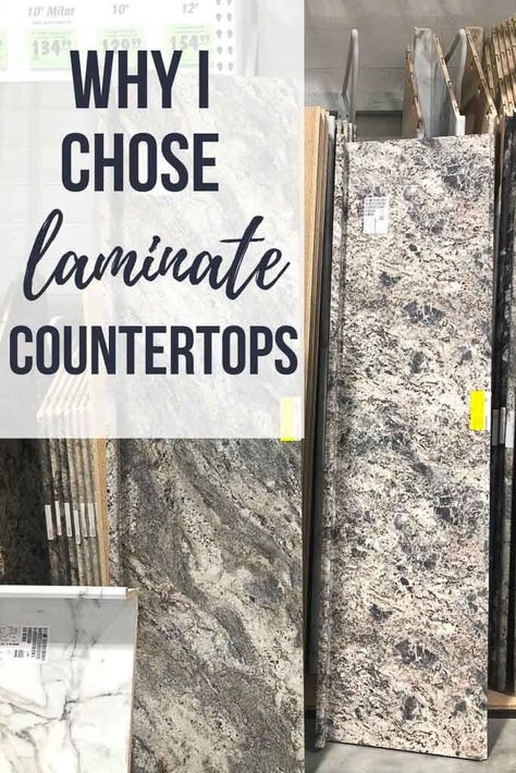 There's more to this trendy countertop than just being budget friendly. Find out why laminate countertops are making a comeback and how to use them in your home. Installing Laminate Countertops, Glam Powder Room, Cultured Marble Countertops, Cost Of Countertops, Batten Wall, Best Laminate, Plank Ceiling, Powder Room Makeover, Countertop Options