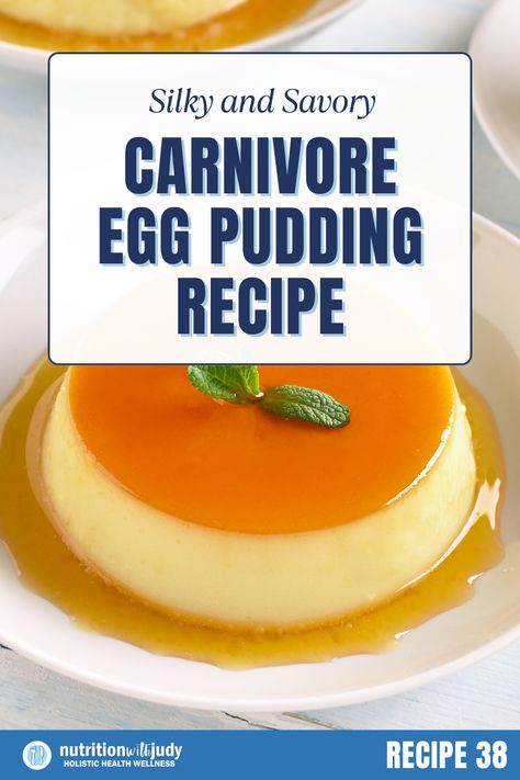 Silky Carnivore Egg Pudding – Easy, Delicious, and Perfect for Carnivore Diets! Carnivore Egg Pudding, Carnivore Diet Recipes Dessert, Snacks On Carnivore Diet, Carnivore Diet Desserts, Meat Chips, Carnivore Desserts, Egg Pudding Recipe, Snack Recipe Ideas, Pureed Diet