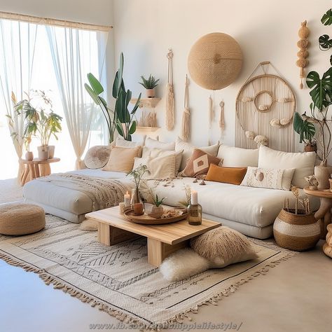 Summer Deck, Bohemian Living Room Decor, Boho Chic Living Room, Boho Living Room Decor, Chic Living Room, Bohemian Living Room, Modern Bedroom Design, Styl Boho, Decor Home Living Room